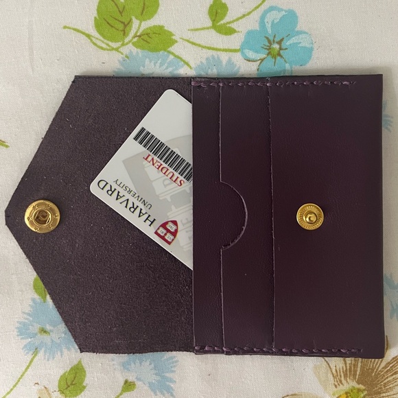 Handmade Genuine Leather Wallet - Picture 2 of 5